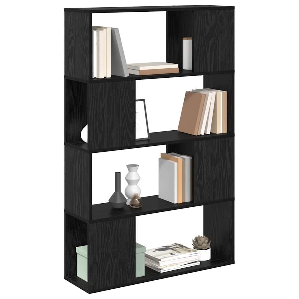 TV-bänkset Väggmonterad Svart 80 x 24 x 125 cm Konstruerat trä