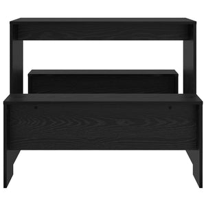 Matgrupp 2 pcs Svart ek Konstruerat trä