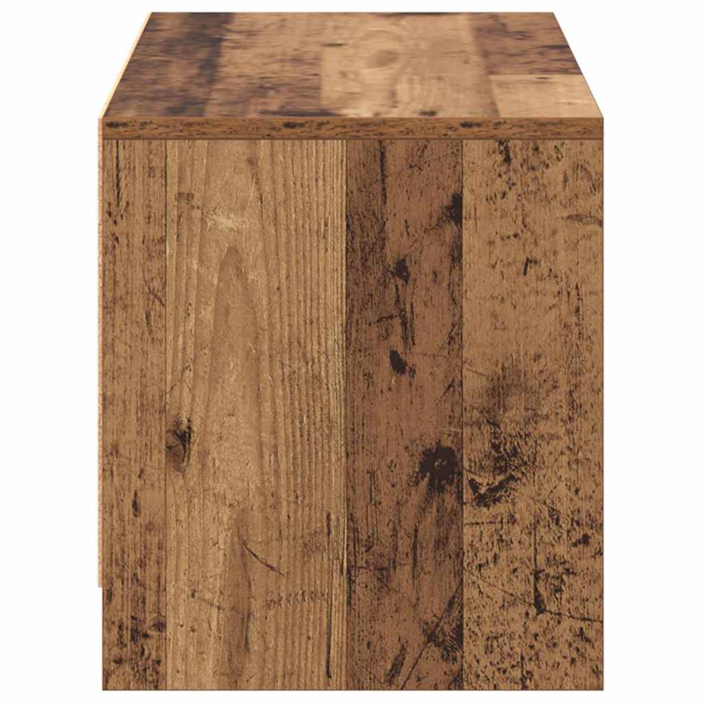 TV-bänkset Gammalt trä 90 x 35 x 40 cm Konstruerat trä