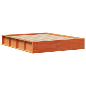 Sängram Vaxbrun 160 x 200 cm Massiv furu