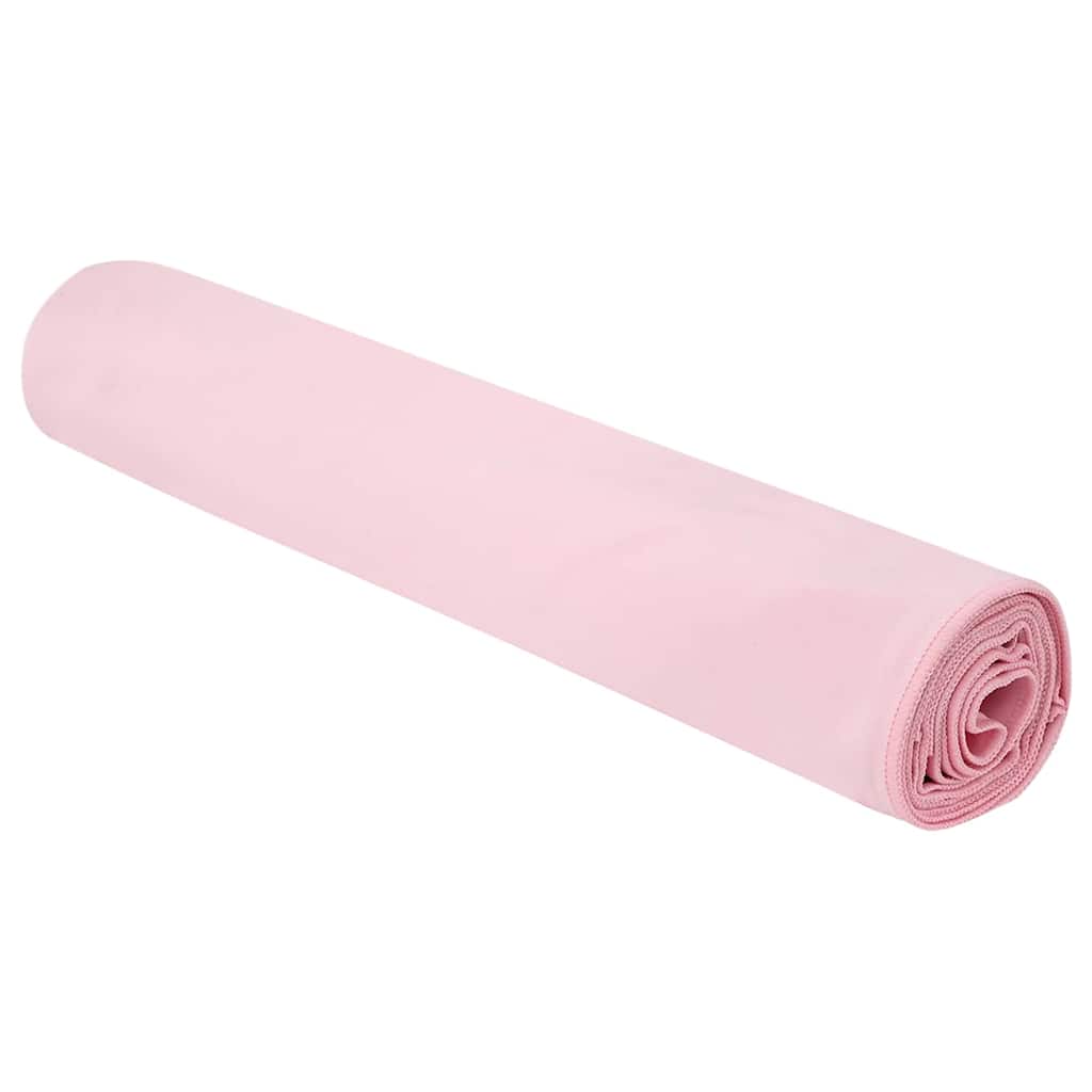 Sporthanddukar 2 pcs Rosa 200 x 100 cm Polyester och polyamid
