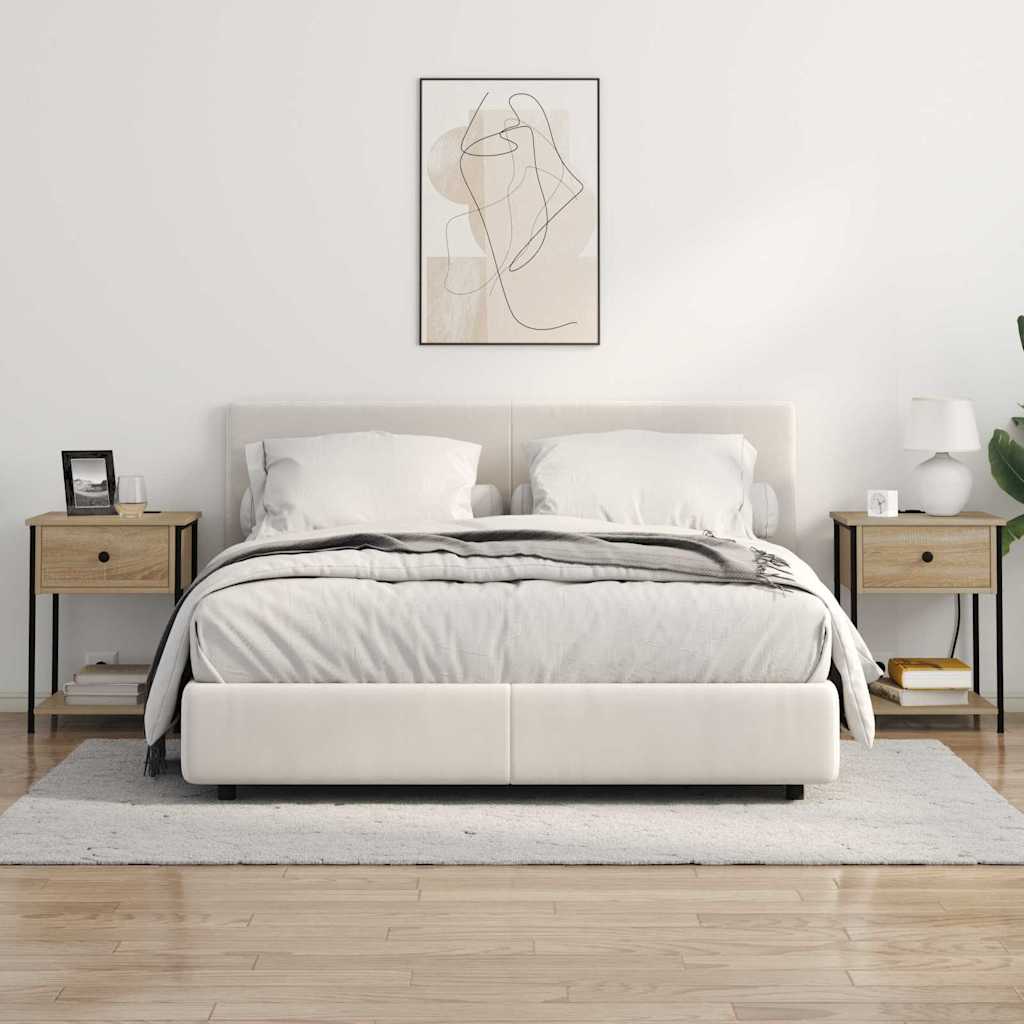 Nattduksbord med låda Sonoma-ek 42 x 41 x 56 cm Konstruerat trä