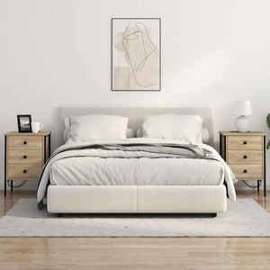 Nattduksbord med låda Sonoma-ek 42 x 41 x 61 cm Konstruerat trä