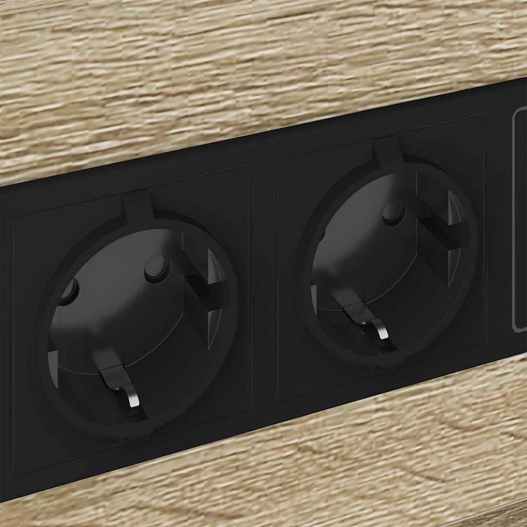 Nattduksbord med låda Sonoma-ek 40 x 31 x 60 cm Konstruerat trä