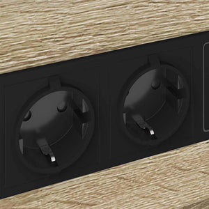 Nattduksbord med låda Sonoma-ek 40 x 31 x 60 cm Konstruerat trä