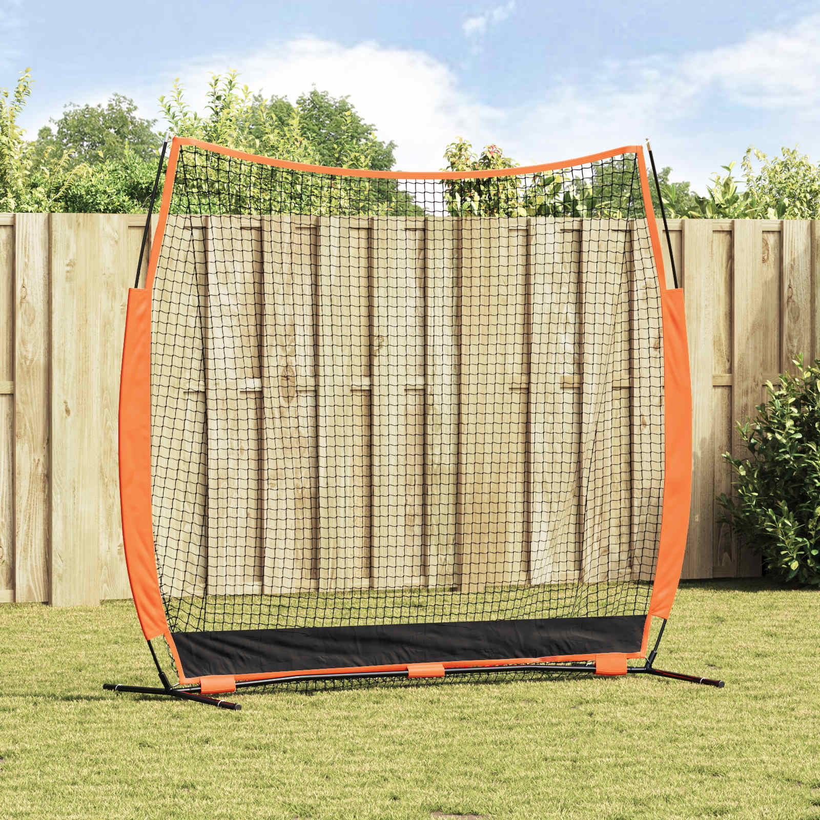 Basebollnät för träning Svart 250 x 106,5 x 210 cm Polyester