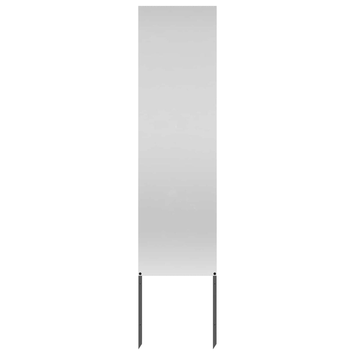 Trädgårds integritetsskärm Silver 32 x 140 cm Galvaniserat stål