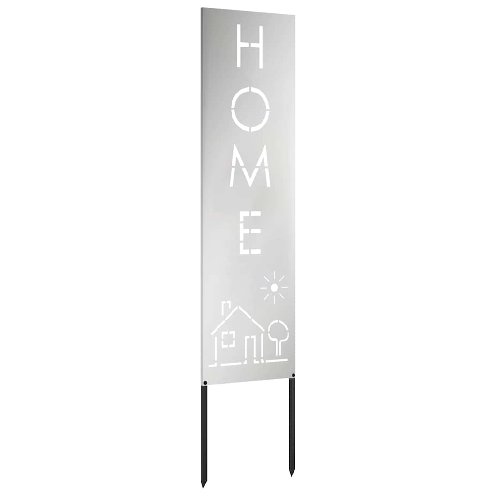 Trädgårds integritetsskärm Silver 32 x 140 cm Galvaniserat stål