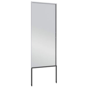 Trädgårds integritetsskärm Silver 50 x 140 cm Galvaniserat stål