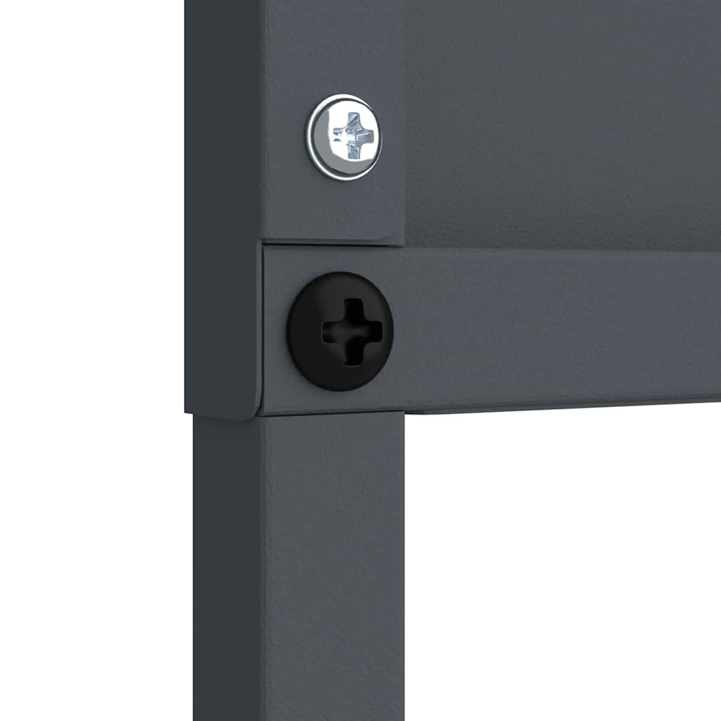 Trädgårds integritetsskärm Antracit 50 x 140 cm Kallvalsat stål