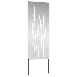 Trädgårds integritetsskärm Silver 50 x 140 cm Galvaniserat stål