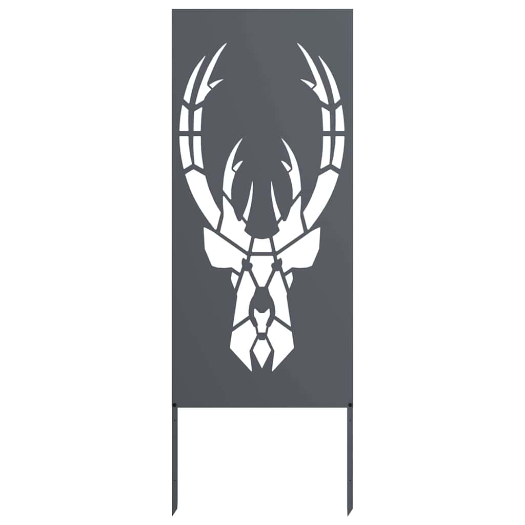 Trädgårds integritetsskärm Antracit 50 x 140 cm Kallvalsat stål