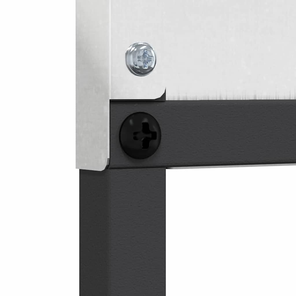 Trädgårds integritetsskärm Silver 50 x 140 cm Rostfritt stål