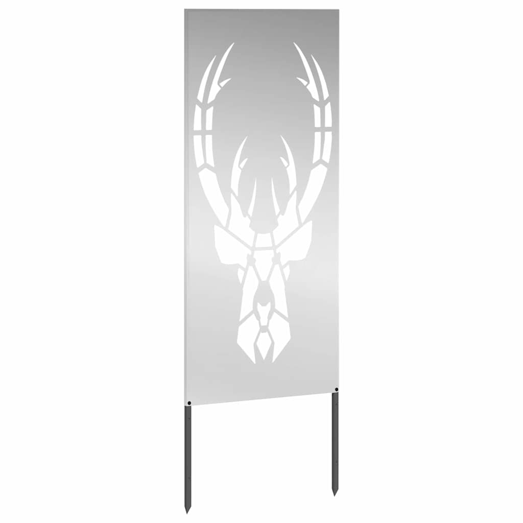 Trädgårds integritetsskärm Silver 50 x 140 cm Galvaniserat stål