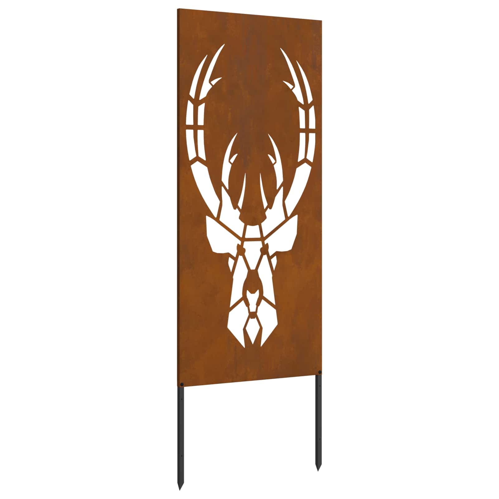 Trädgårds integritetsskärm Djurtryck Rostig 50 x 140 cm