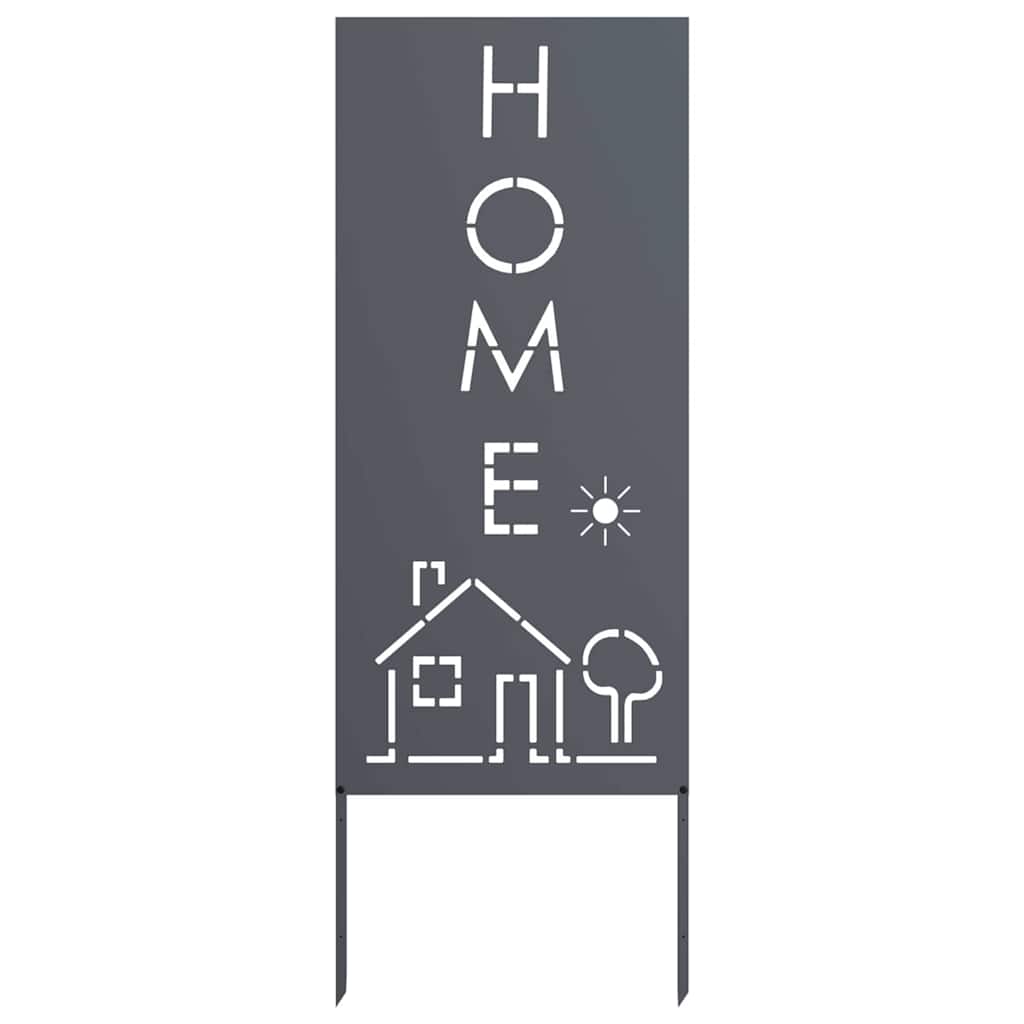 Trädgårds integritetsskärm Antracit 50 x 140 cm Kallvalsat stål