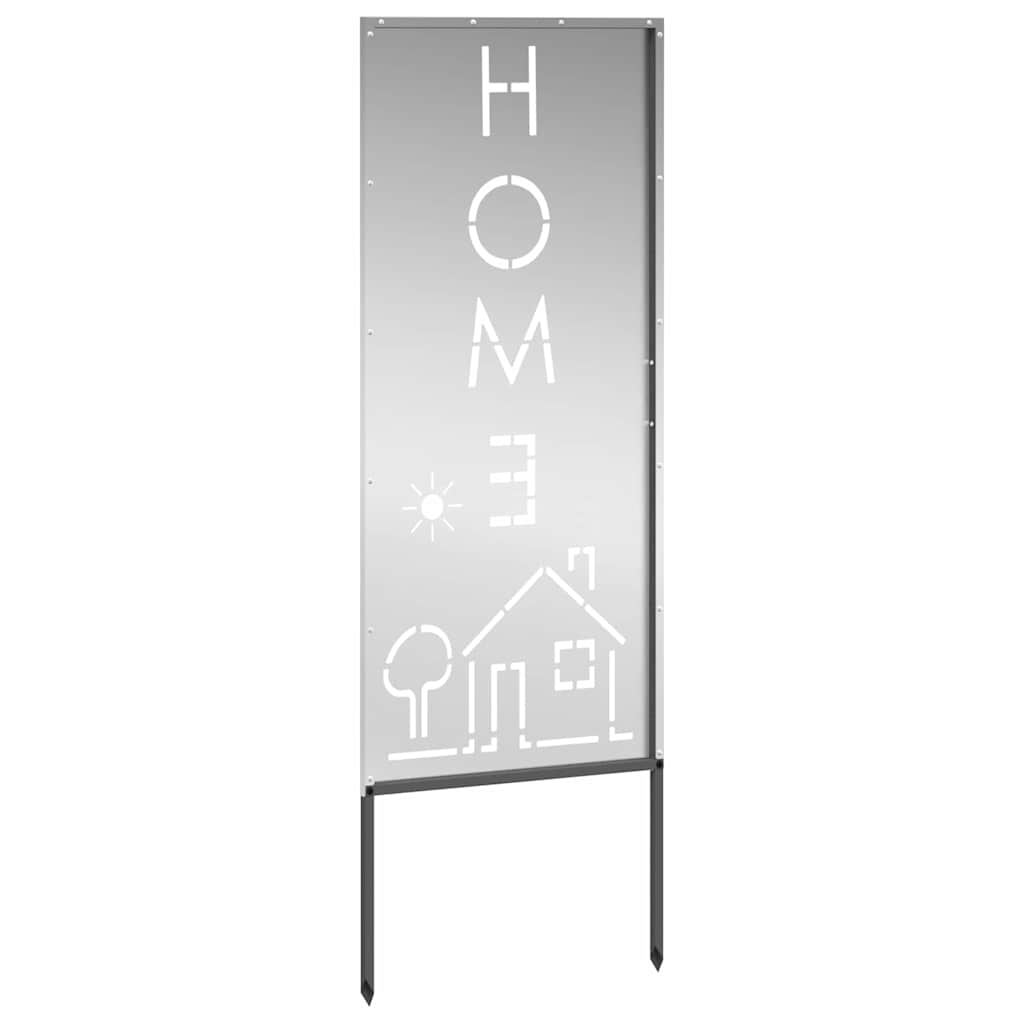 Trädgårds integritetsskärm Silver 50 x 140 cm Galvaniserat stål