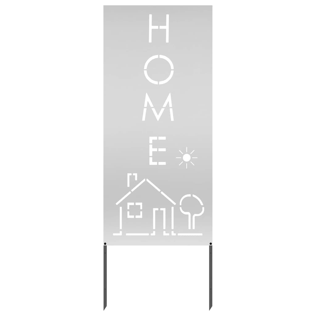 Trädgårds integritetsskärm Silver 50 x 140 cm Galvaniserat stål