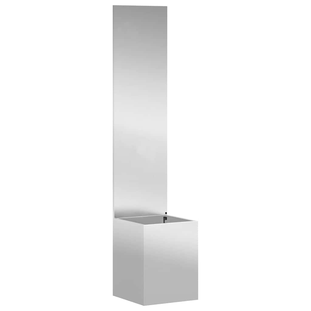 Trädgårds integritetsskärm Fiskfjäll Silver 32 x 32 x 150 cm