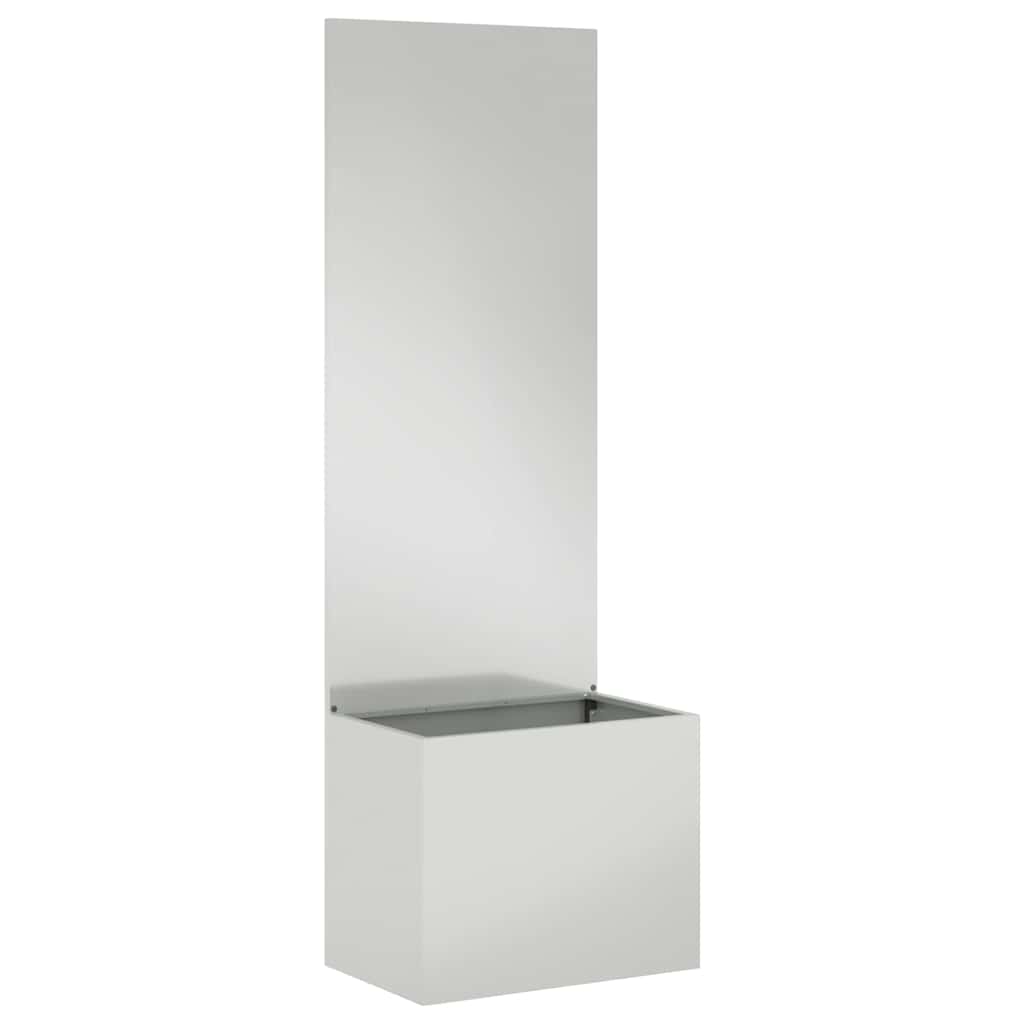 Trädgårds integritetsskärm Fiskfjäll Silver 50 x 32 x 150 cm