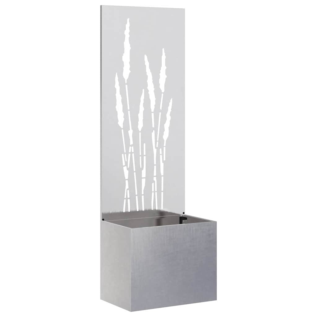 Trädgårds integritetsskärm Fiskfjäll Silver 50 x 32 x 150 cm