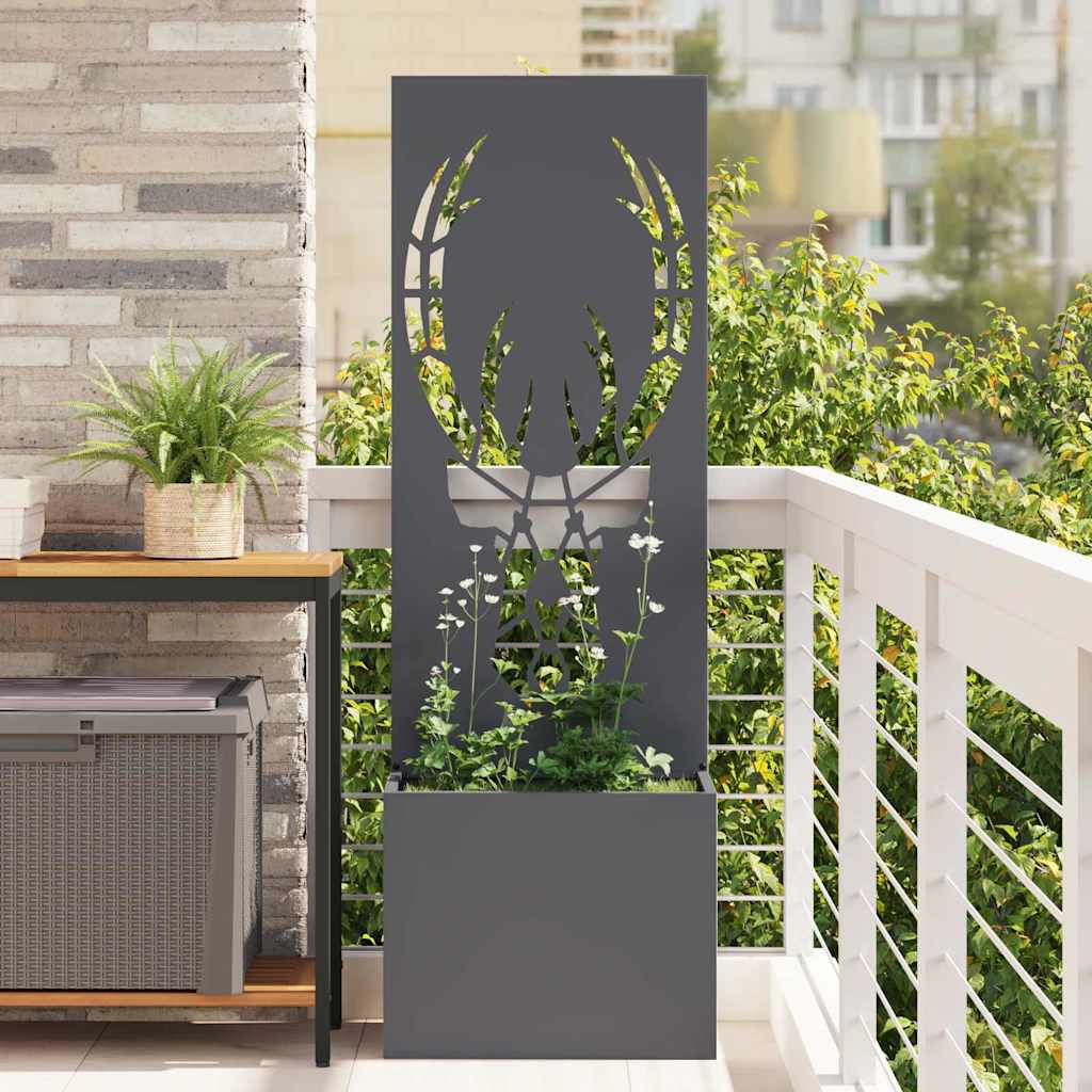Trädgårds integritetsskärm Djurtryck Antracit 50 x 32 x 150 cm