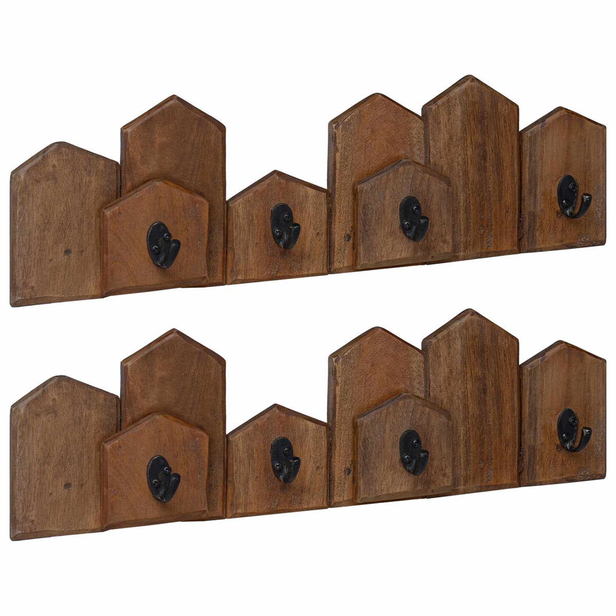 Hanger Brun 48 x 8 x 15 cm Massivt mahognyträ