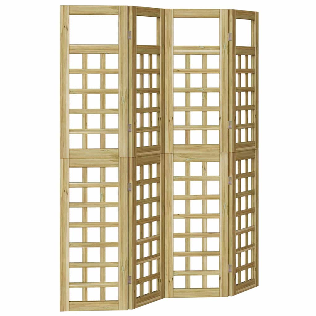 Avskärmningsskärm Honung brun 160 x 180 cm Massiv furu