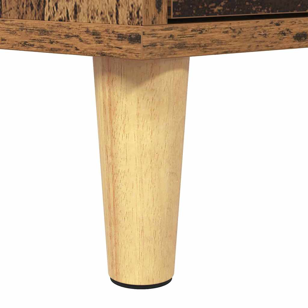 TV-skåp med låda Gammalt trä 150 x 30 x 45 cm Konstruerat trä