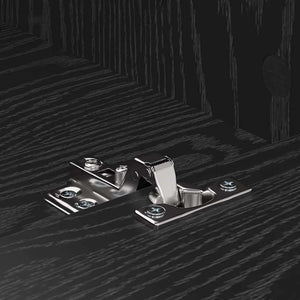 TV-skåp Svart Ek 150 x 30 x 45 cm Konstruerat trä och järn