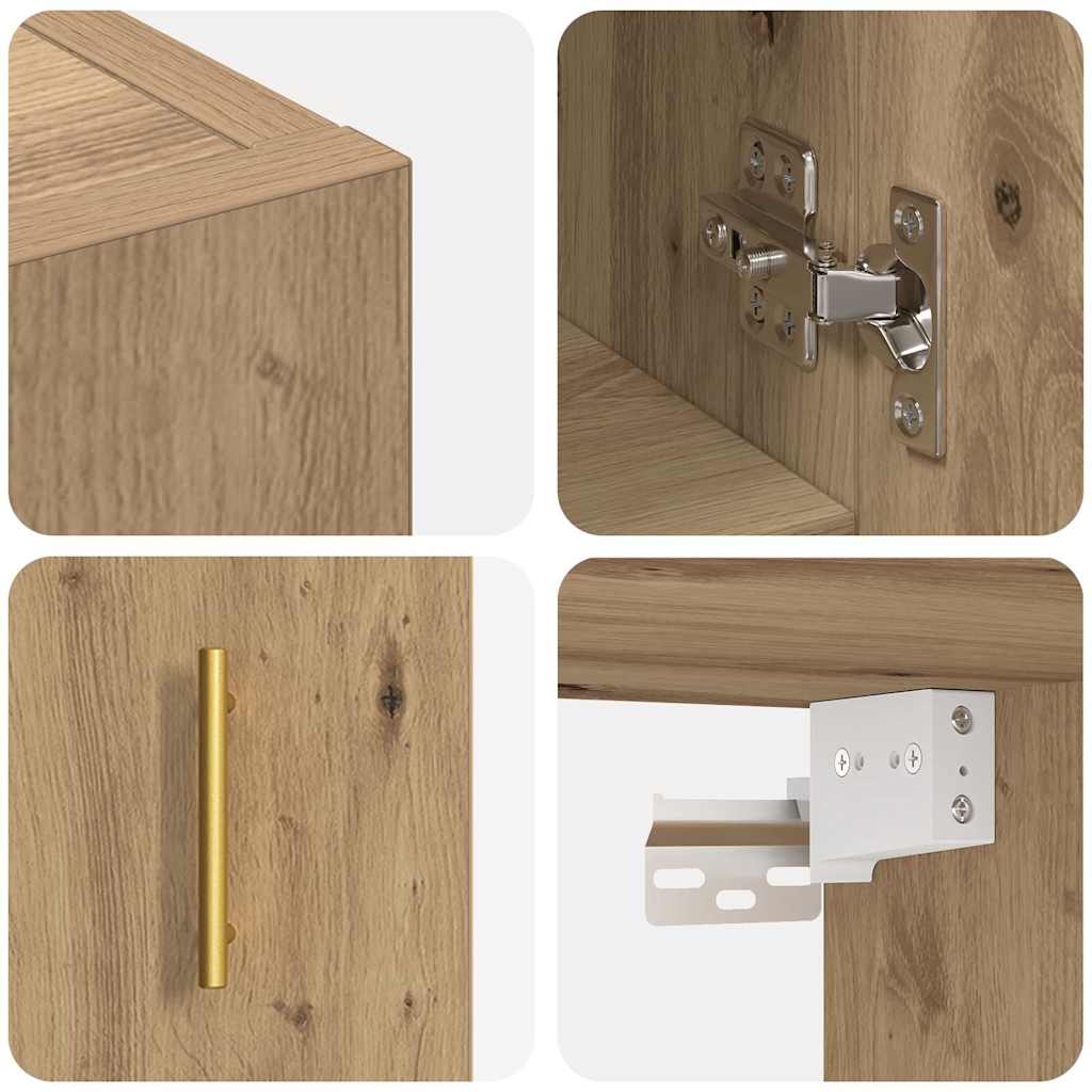 Väggskåp artisan ek 60 x 31 x 70 cm Konstruerat trä