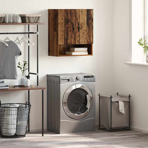 Väggmonterat skåp Gammalt trä 60 x 31 x 70 cm Konstruerat trä