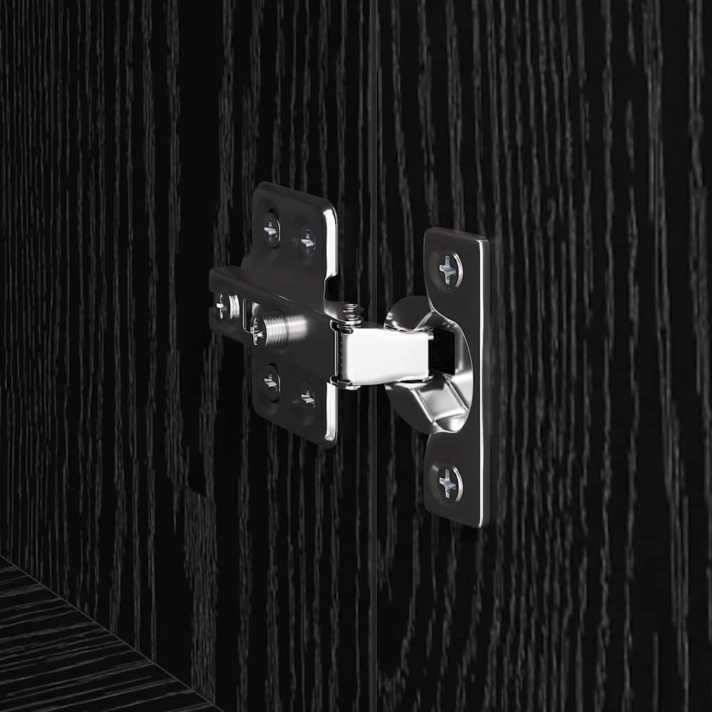 TV-skåp Svart Ek 150 x 30 x 50 cm Konstruerat trä