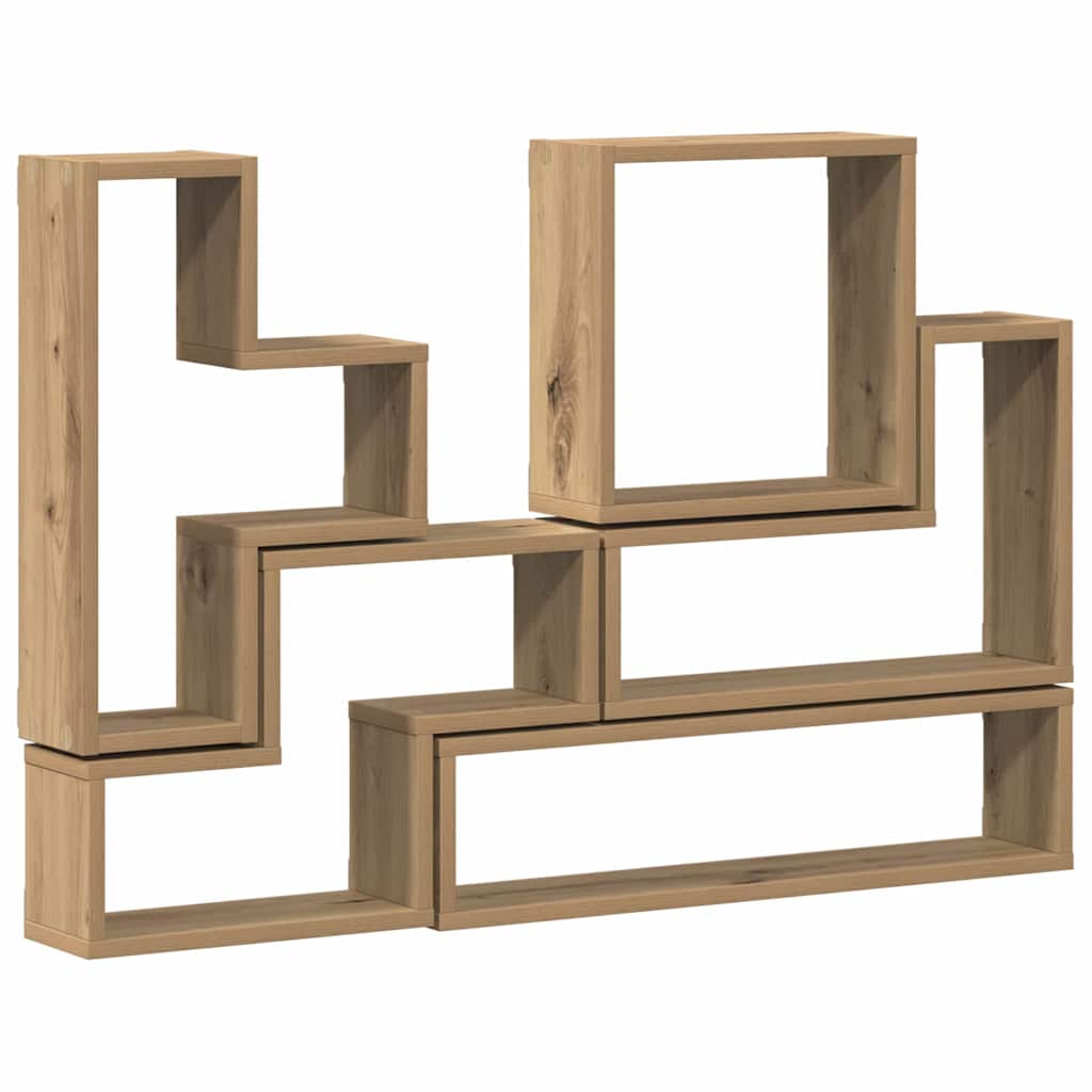 Vägg hylla Väggmonterat Artisan Ek 96 x 12 x 64 cm