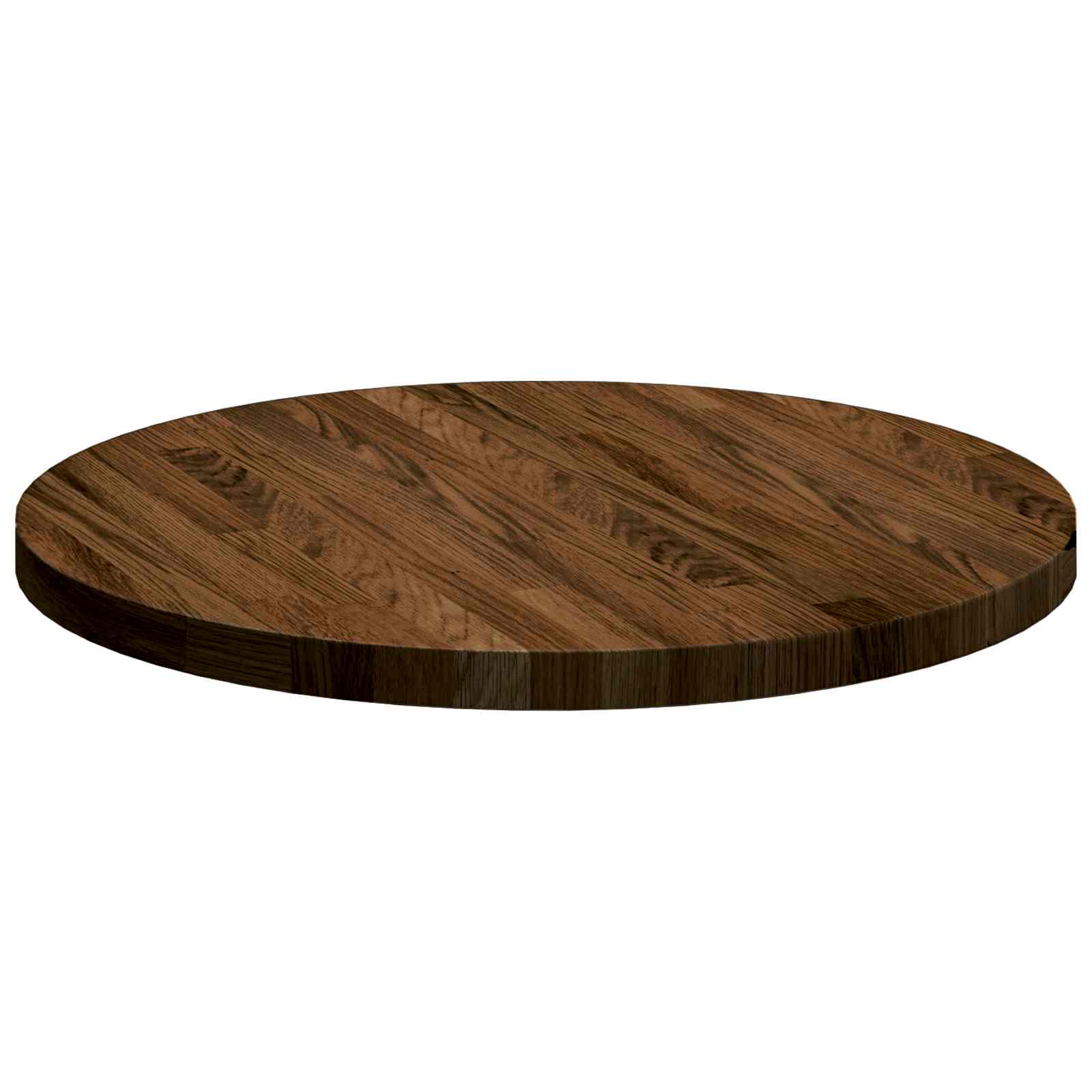 Bordsskiva Ljusbrun Ø 50 x 2,5 cm Massivt Ekträ