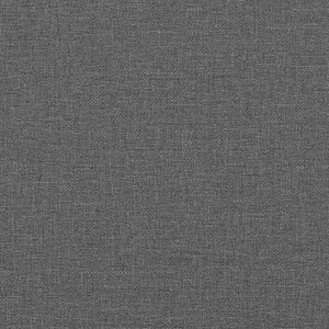 Sängram brun och mörkgrå 140 x 190 cm Massiv furu