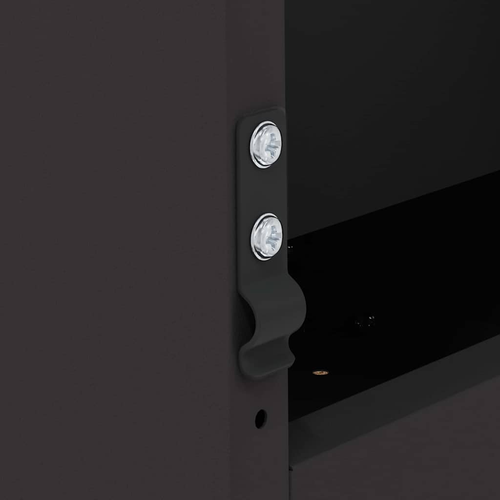 Kaninsmatare Svart 64.5 x 25.5 x 45.5 cm Kallvalsat Stål