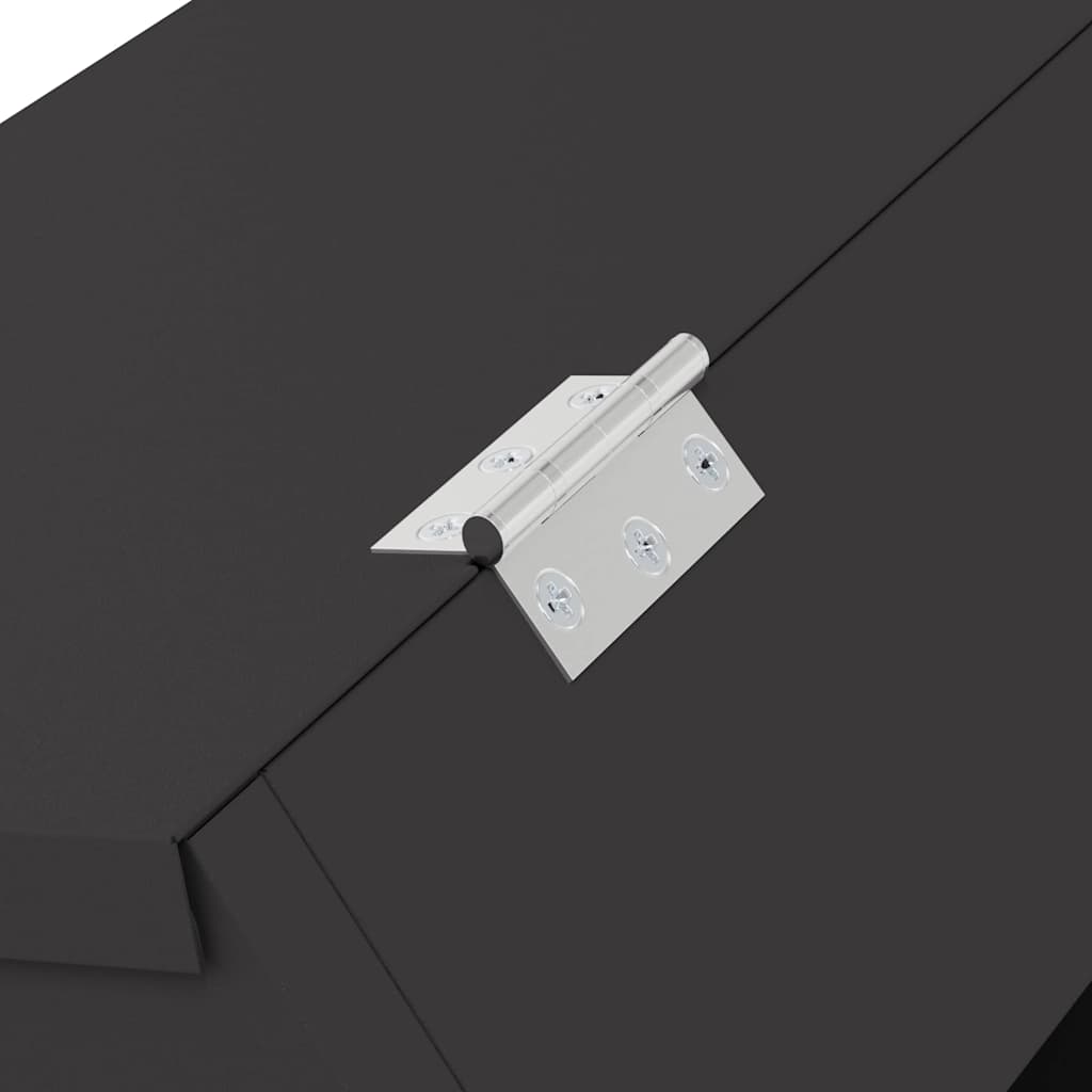 Kaninsmatare Svart 64.5 x 25.5 x 45.5 cm Kallvalsat Stål