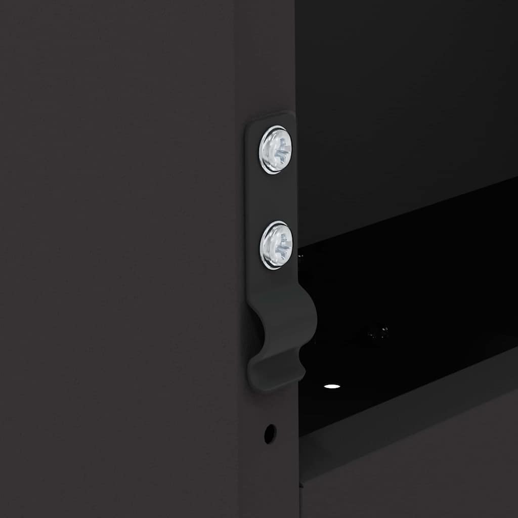 Kaninsmatare Svart 64.5 x 25.5 x 45.5 cm Kallvalsat Stål