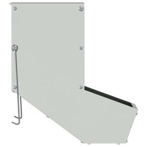 Kaninsmatare Silver 17,5 x 26 x 28,5 cm Galvaniserat Stål