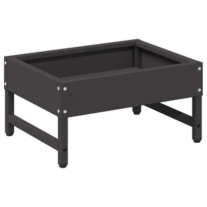 Fågelmatare Svart 80 x 28 x 13.5 cm Kallvalsat Stål