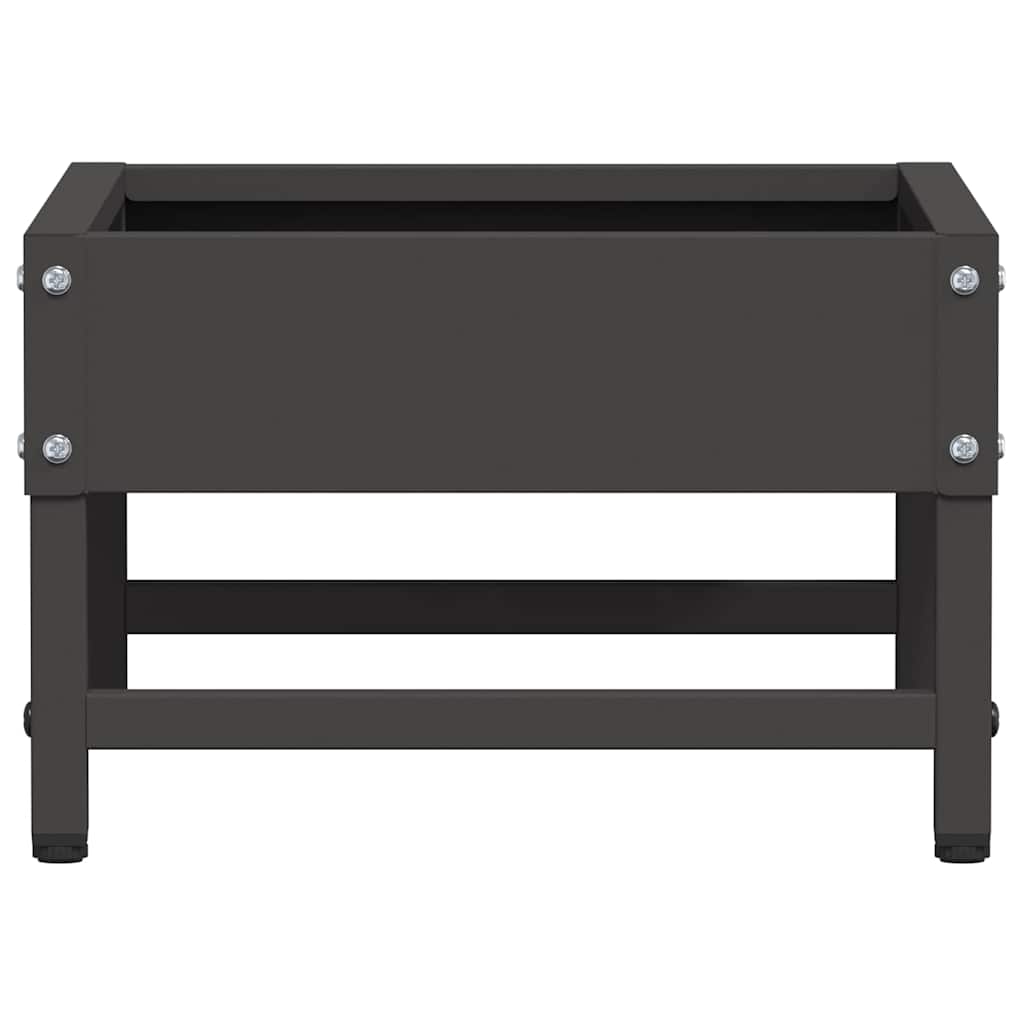 Fågelmatare Svart 80 x 28 x 13.5 cm Kallvalsat Stål