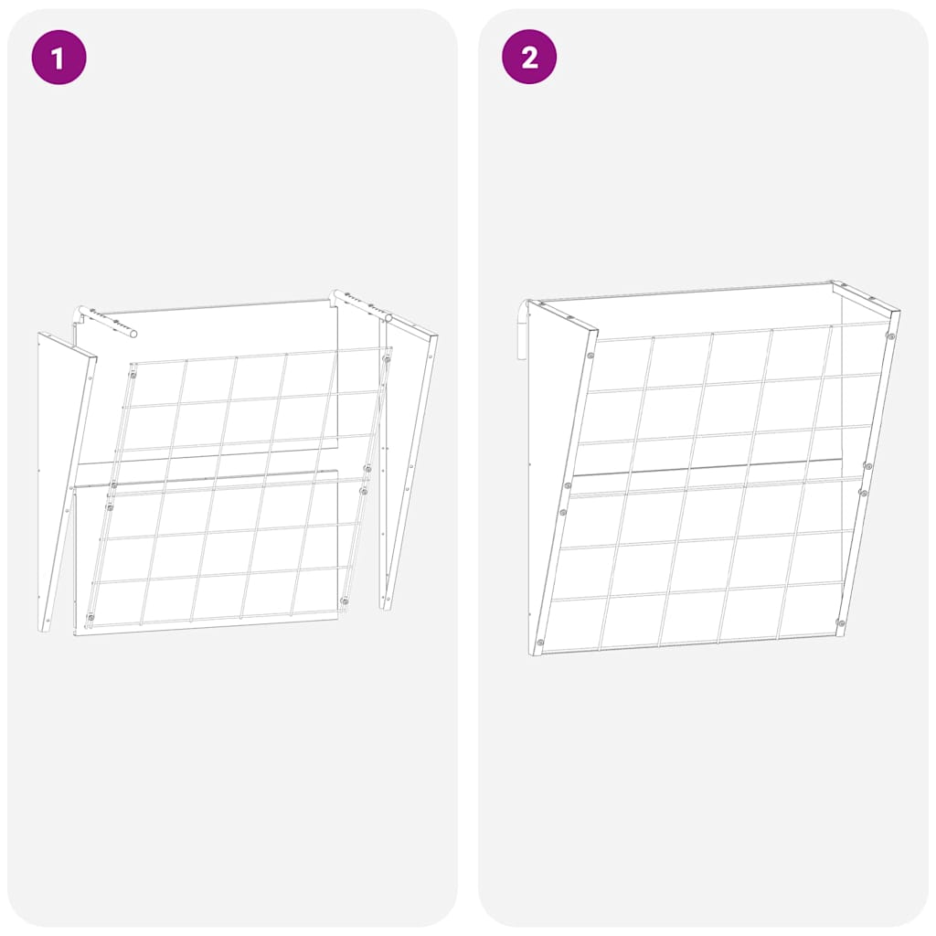 Hängande Höutfodrare Olivgrön 61 x 33 x 66 cm Kallvalsat Stål