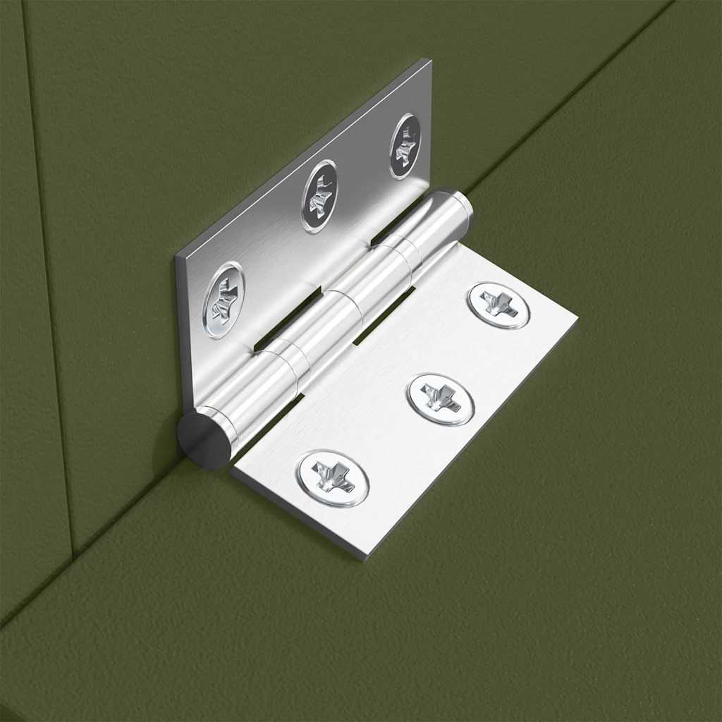 Gris Matare Olivgrön 55 x 38 x 76 cm Kallvalsat Stål