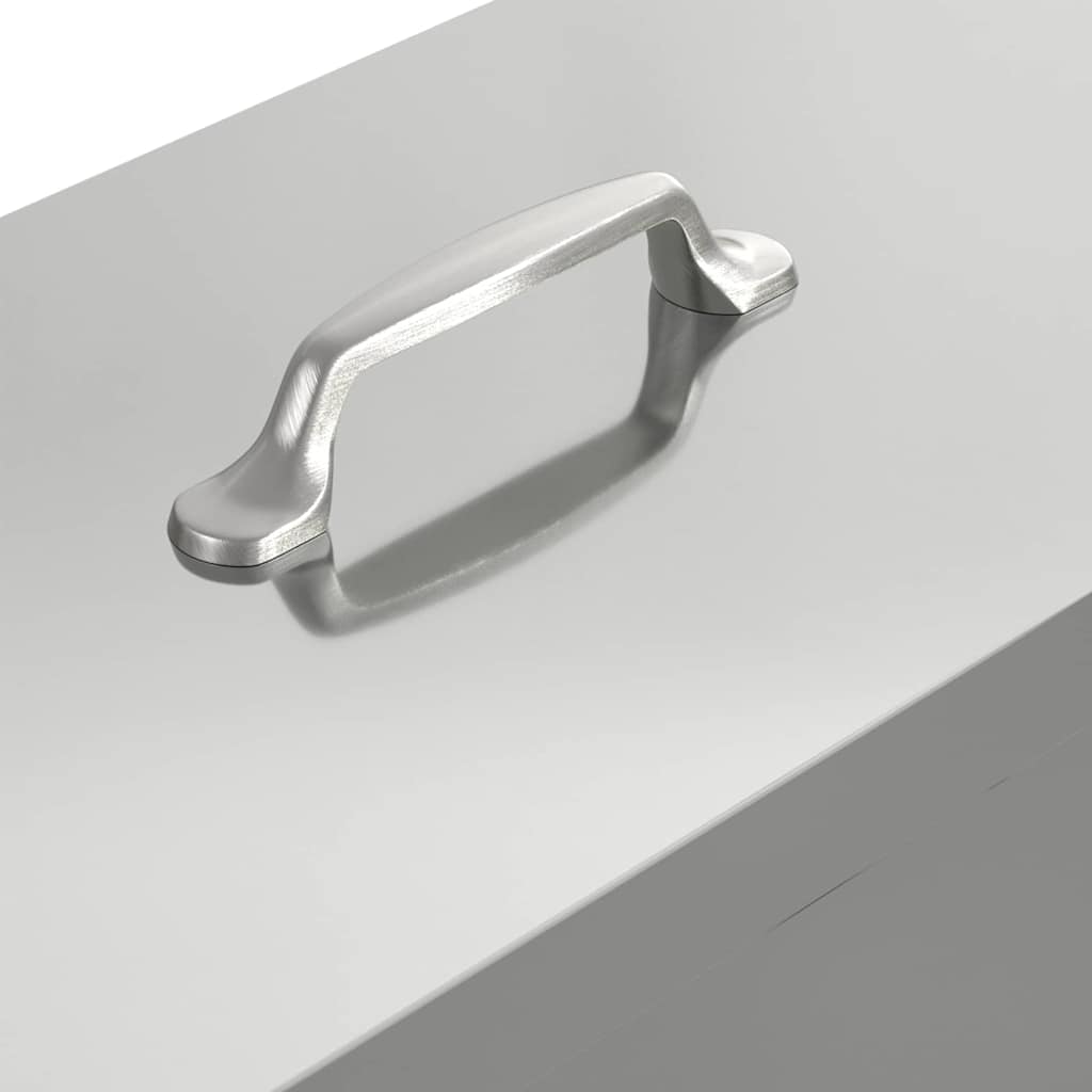 Hönsfodertråg Silver 41,5 x 20,5 x 33 cm Galvaniserat Stål