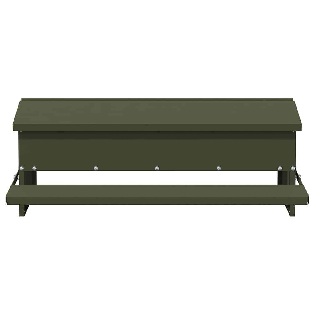 Kyckling Trampmatare Olivgrön 75 x 53 x 20,5 cm Kallvalsat Stål