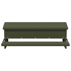 Kyckling Trampmatare Olivgrön 75 x 53 x 20,5 cm Kallvalsat Stål