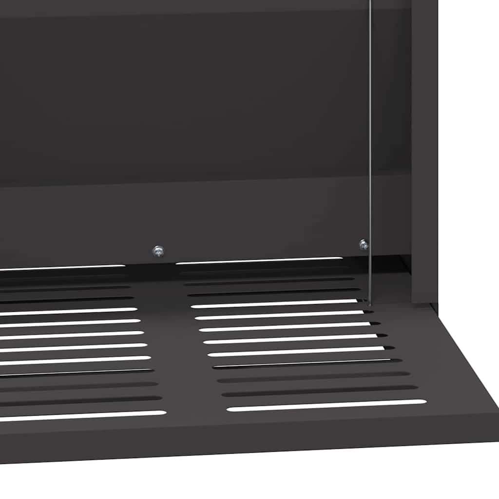 Kyckling Trampmatare Svart 33 x 42 x 40 cm Kallvalsat Stål