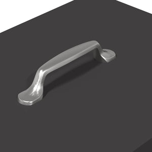 Kyckling Trampmatare Svart 33 x 42 x 40 cm Kallvalsat Stål