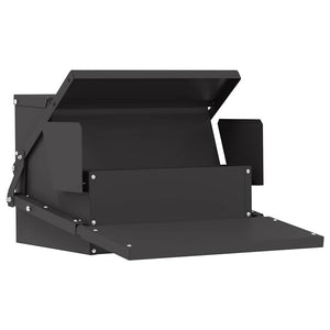 Kyckling Trampmatare Svart 50 x 40 x 29 cm Kallvalsat Stål